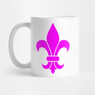 fleur de lis (pink) Mug